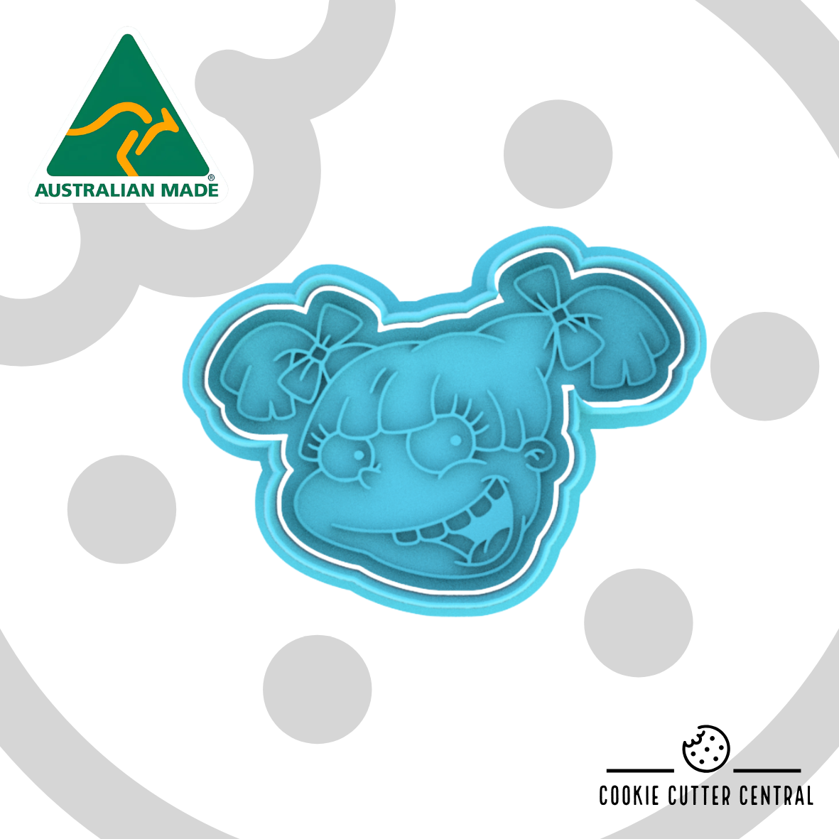 Rugrats - Angelica Cookie Cutter and Embosser - 6.2cm x 8.7cm