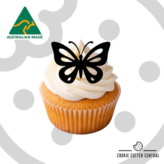 Butterfly Cupcake Toppers x 6 Pack - 5cm