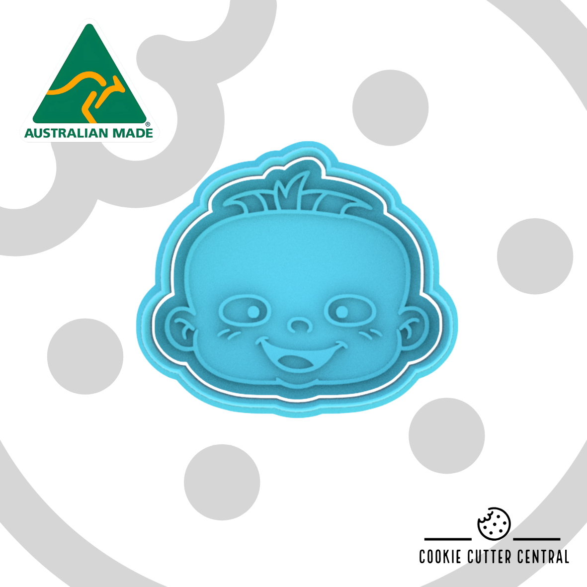 Rugrats - Phil Cookie Cutter and Embosser - 6.2cm x 7.4cm