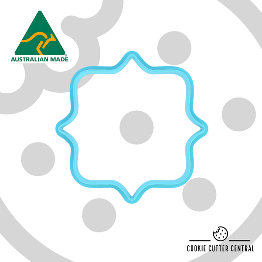 Pretty Plaque Cookie Cutter - 7.1cm x 7.2cm