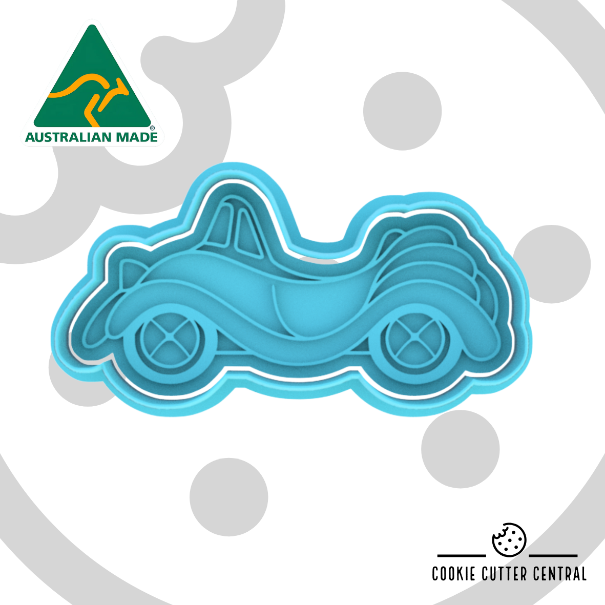 Wiggles - Big Red Car Cookie Cutter and Embosser - 4.9cm x 11cm