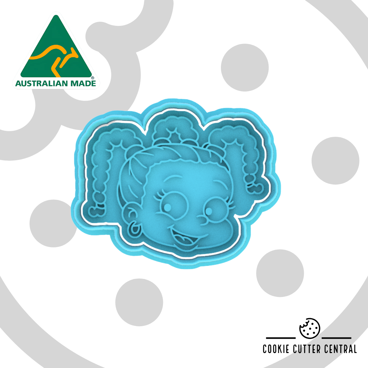 Rugrats - Susie Cookie Cutter and Embosser - 5.9cm x 7.5cm