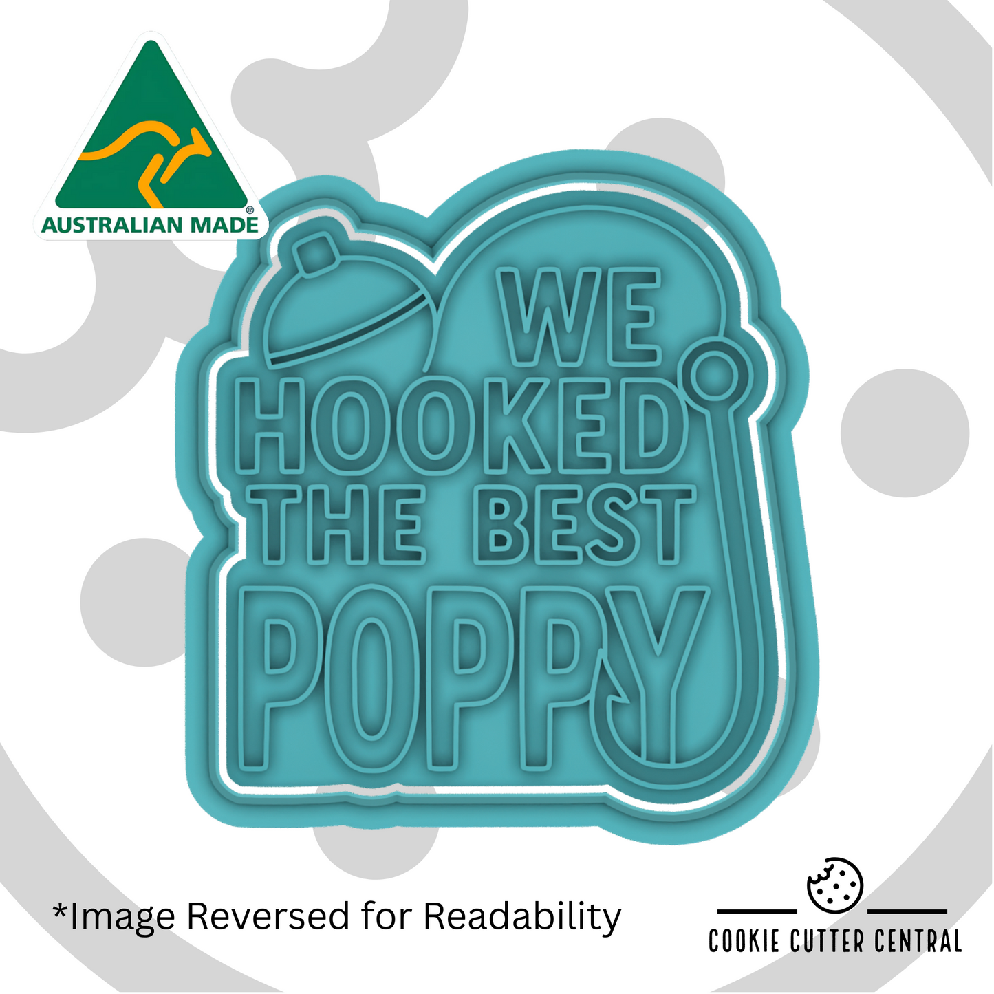 We Hooked the Best Poppy Cookie Cutter and Embosser - 7.5cm x 6.9cm