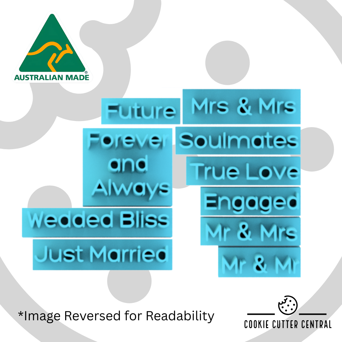 Wedding and Engagement Mini Word Stamp Set