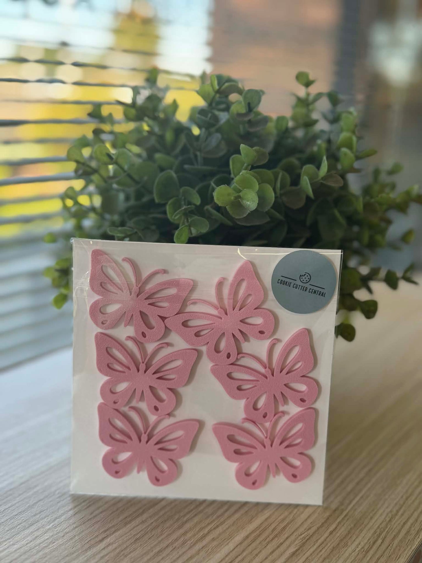 Butterfly Cupcake Toppers x 6 Pack - 5cm