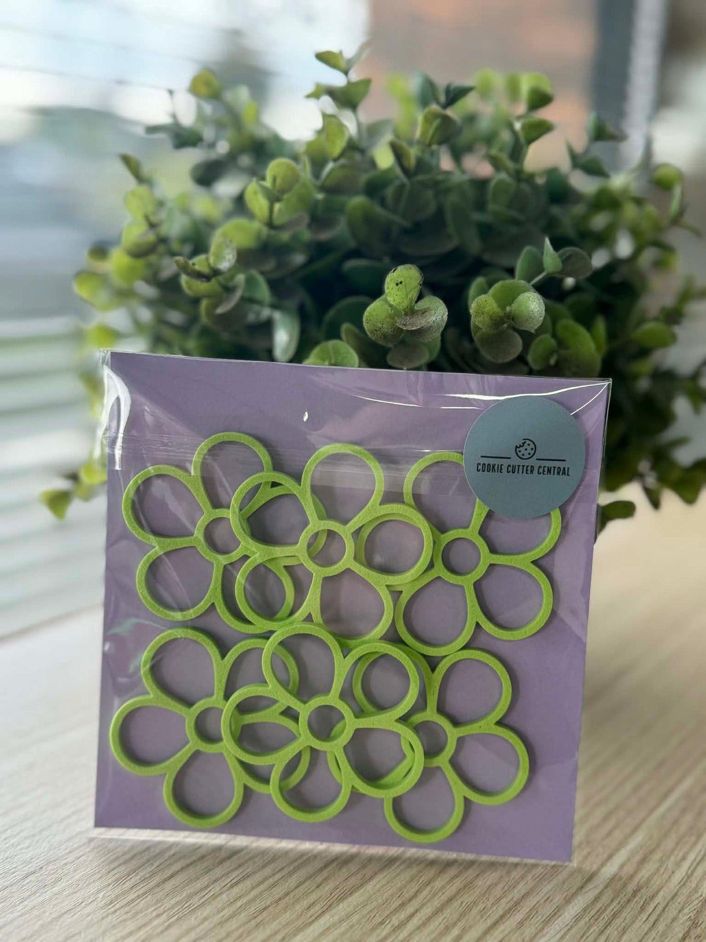 Flower Cupcake Topper - 6 pack - 5cm