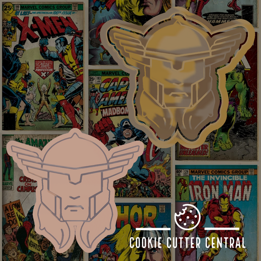 Thor Cookie Cutter and Embosser - 7.2cm x 7.9cm
