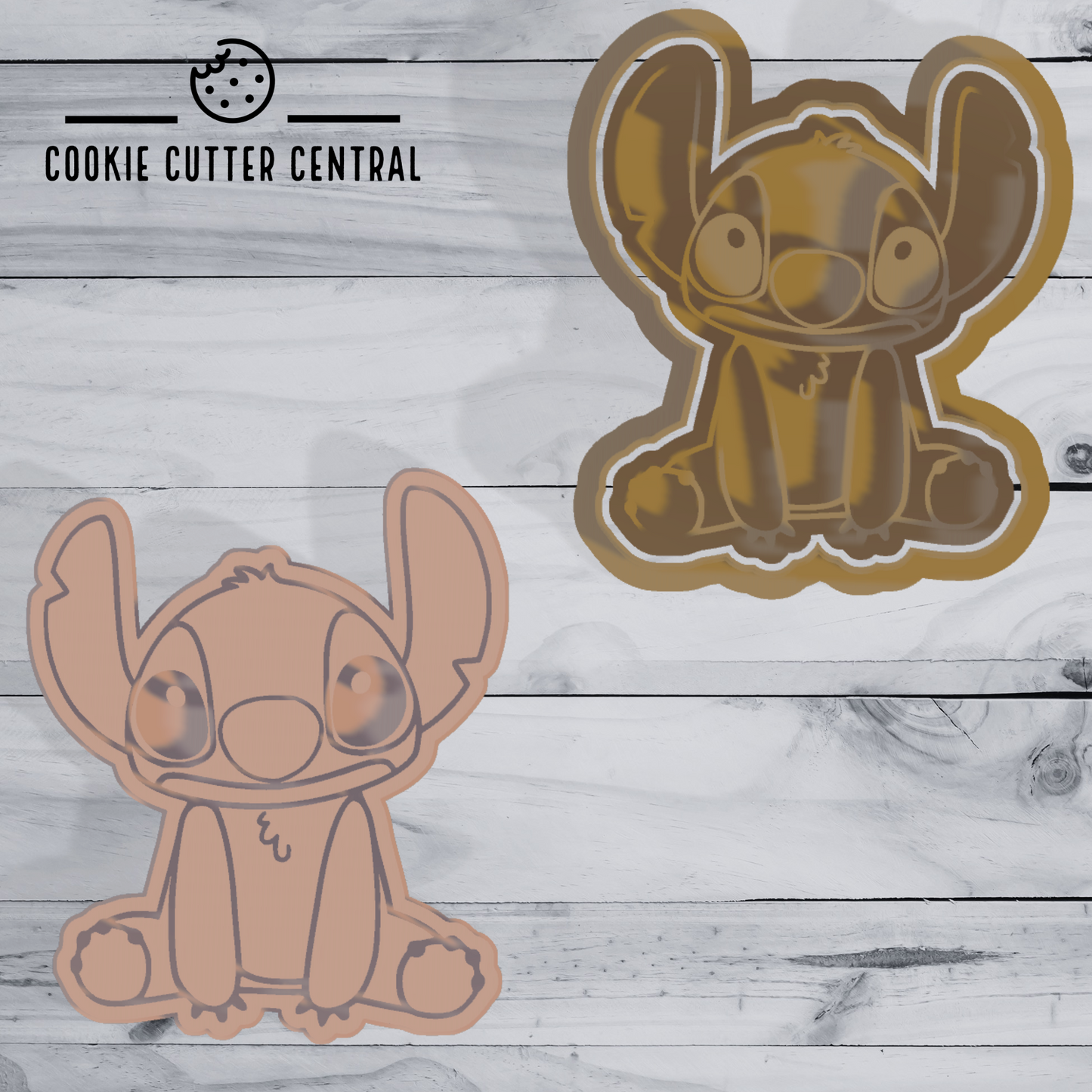 Stitch Cookie Cutter and Embosser - 7.5cm x 6.3cm