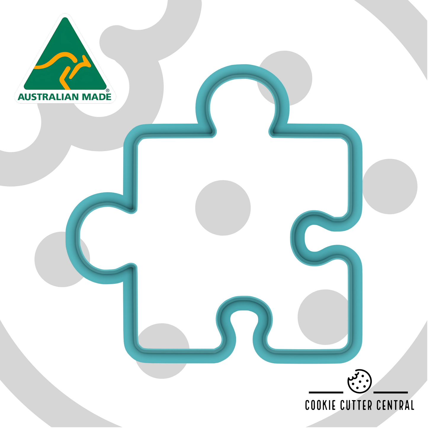 Jigsaw Piece Cookie Cutter - 7.4cm x 7.3cm