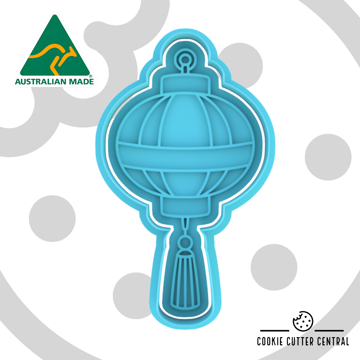 Chinese New Year Lantern Cookie Cutter and Embosser - 10.5cm x 5.9cm