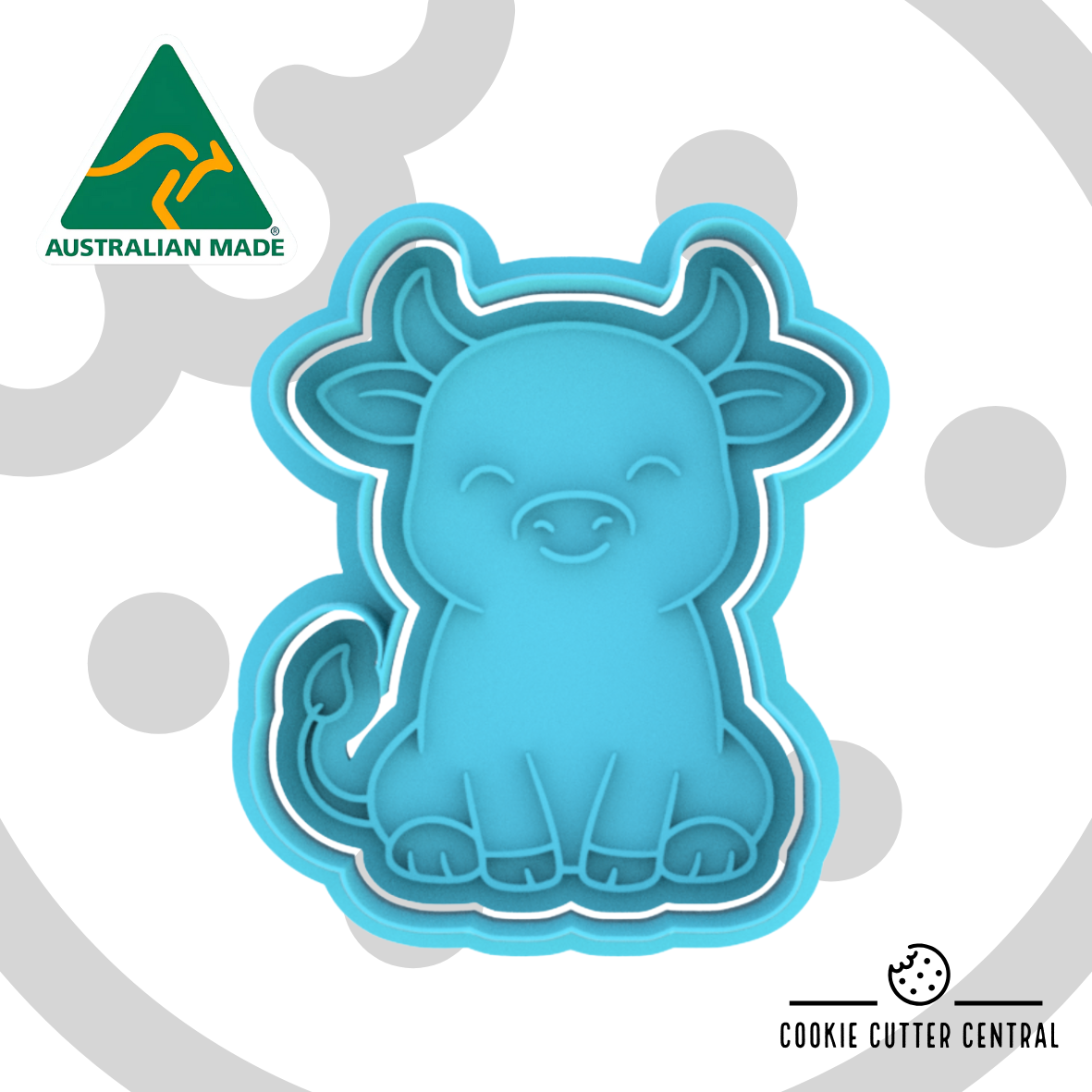 Chinese New Year - Ox Cookie Cutter and Embosser - 7.3cm x 6.2cm