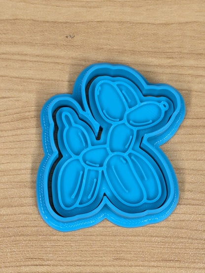 Mini Balloon Dog Cookie Cutter and Embosser - 5cm x 4.7cm
