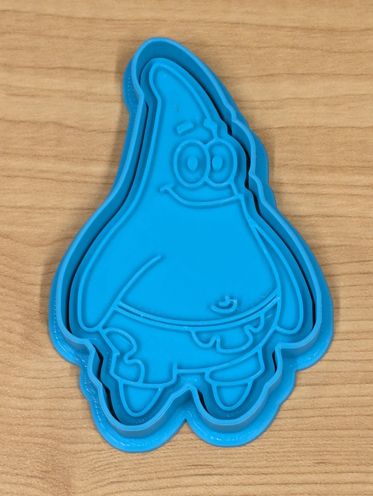 Spongebob Squarepants - Patrick Cookie Cutter and Embosser - 9.4cm x 5.8cm