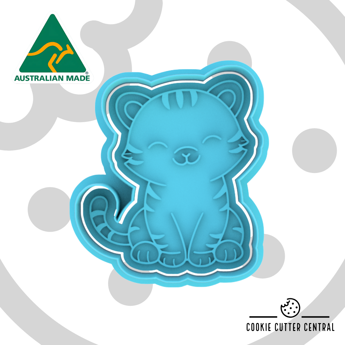 Chinese New Year - Tiger Cookie Cutter and Embosser - 7.2cm x 6.2cm