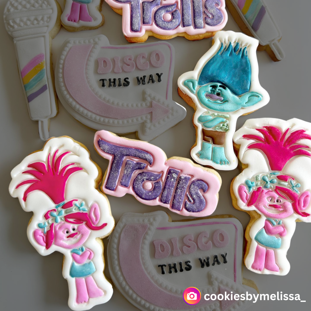 Trolls - Branch Cookie Cutter and Embosser - 10.6cm x 7cm