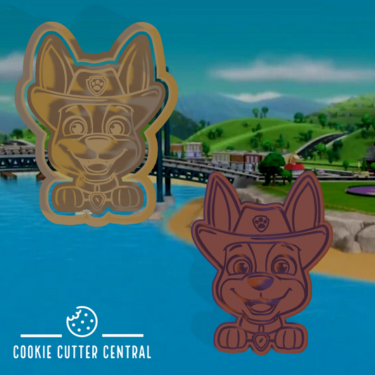 Paw Patrol - Tracker Cookie Cutter and Embosser