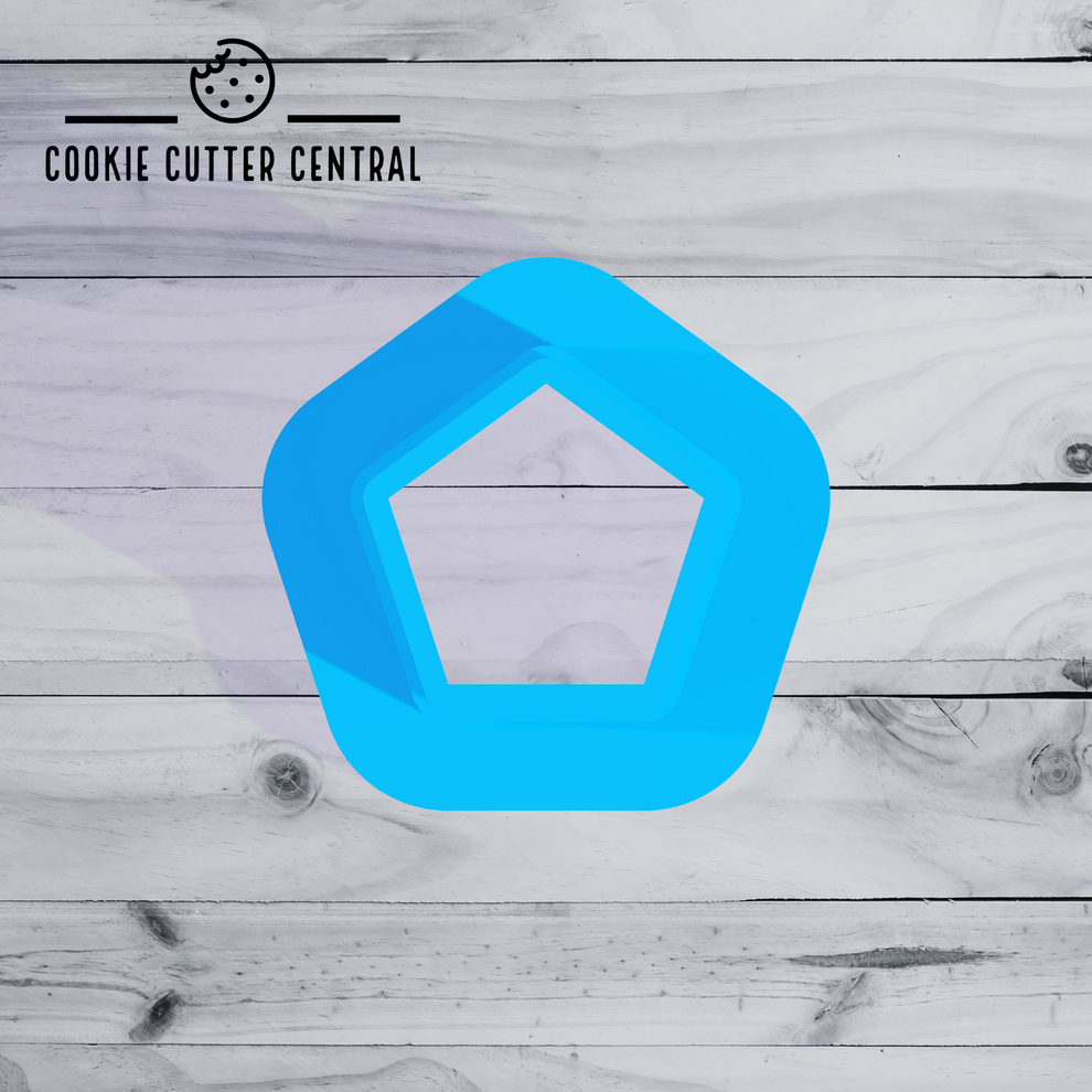 Pentagon Fondant Cutter 1cm x 1cm Cookie Cutter Central