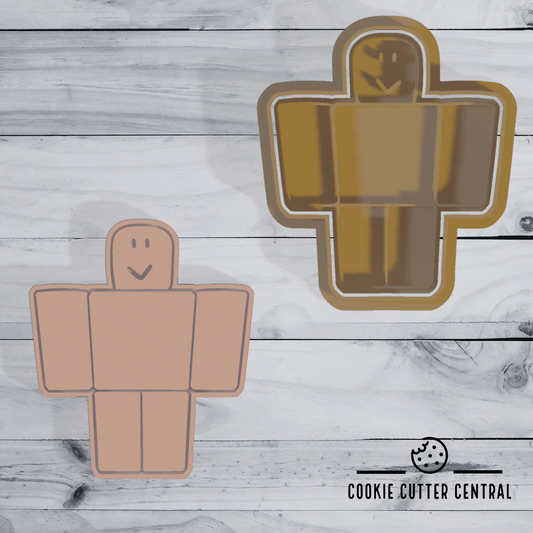 Roblox Character 1 Cookie Cutter and Embosser - 7.7cm x 6.7cm
