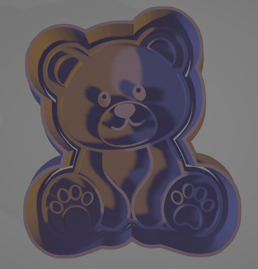 Teddy Bear Cookie Cutter and Embosser - 7.3cm x 6.1cm
